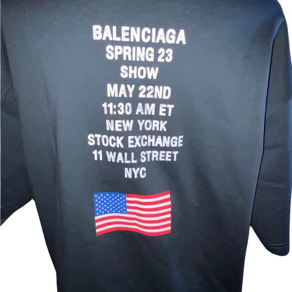 Balenciaga Authentic 🌸Nyse®🌸 T-shirt Oversized - SZ L (Unisex) - Picture 12 of 16